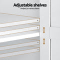 Artiss Buffet Sideboard 180cm White Kitchen Storage Cabinet Hutch