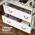 Artiss Buffet Sideboard 180cm White Kitchen Storage Cabinet Hutch