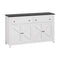 Artiss Buffet Sideboard Storage Cabinet Kitchen Cupboard 2 Drawers 140CM Black