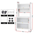 Artiss Kitchen Cabinet 80cm x 164cm Pegboard Storage Cupboard