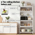 Artiss Kitchen Cabinet 80cm x 164cm Pegboard Storage Cupboard