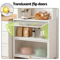 Artiss Kitchen Cabinet 80cm x 164cm Pegboard Storage Cupboard
