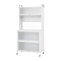 Artiss Kitchen Cabinet 80cm x 164cm Pegboard Storage Cupboard