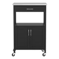 Artiss Kitchen Island Trolley 60cm Rolling Cart Storage Drawer Cupboard