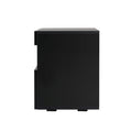 Artiss Bedside Table LED 2x Black