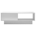 Artiss Coffee Table LED Lights White