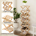 Artiss 7 Tier Bamboo Shoe Rack Foldable Organizer Entryway