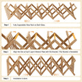 Artiss 7 Tier Bamboo Shoe Rack Foldable Organizer Entryway