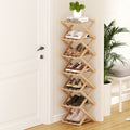 Artiss 7 Tier Bamboo Shoe Rack Foldable Organizer Entryway