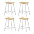 Artiss 4x Bar Stools Wooden Chairs Oak