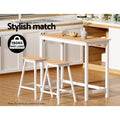 Artiss Bar Table 108cm Rectangular Black