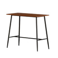 Artiss Halle Bar Table 120cm Rectangular Black