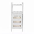 Artiss Bathroom Storage Cabinet Tilt Out Laundry Hamper Tall Organiser White