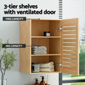 Artiss 70cm Bathroom Storage Cabinet 2 Tier Wall Mounted