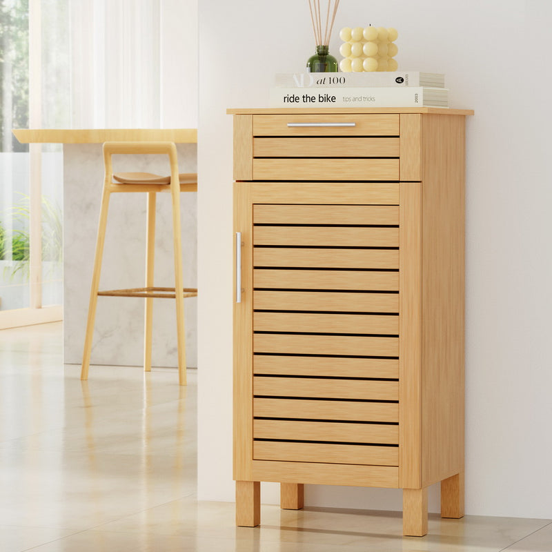 Artiss Bathroom Cabinet 90cm Wooden Storage JILL
