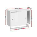 Artiss Wall Mounted Bathroom Storage Cabinet Medicine Organiser