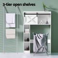 Artiss Over Toilet Storage Cabinet 128cm Bathroom Organiser Shelf