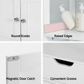Artiss Bathroom Storage Cabinet 2 Drawers 3 Shelves 2 Doors White