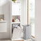 Artiss Tall Bathroom Storage Cabinet with Tilt Out Laundry Hamper White 170cm