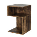 Artiss Bedside Table Nightstand Rust Oak Storage Shelves