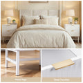 Artiss Bedside Table 2 Drawer White