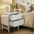 Artiss 2X Bedside Table White Nightstand 2 Drawers