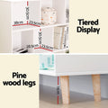 Artiss 3 Tier 10 Cube Bookshelf White Storage Organiser