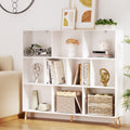 Artiss 3 Tier 10 Cube Bookshelf White Storage Organiser