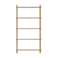 Artiss 5 Tier Bookshelf Wooden Storage Bookcase Display Rack Pine