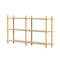 Artiss 3 Tier Bookshelf Wooden Storage Shelves Display Rack Pine