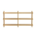 Artiss 3 Tier Bookshelf Wooden Storage Shelves Display Rack Pine