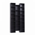 Artiss Bookshelf Display Shelves CD DVD Storage Rack Tall Bookcase Black
