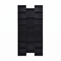 Artiss Bookshelf Display Shelves CD DVD Storage Rack Tall Bookcase Black