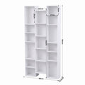Artiss Bookshelf Display Shelves CD DVD Storage Rack Tall Bookcase White