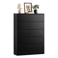 Artiss 6 Drawer Chest Tallboy PEPE Black
