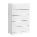 Artiss 6 Chest of Drawers White PEPE