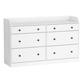 Artiss 6 Chest of Drawers White PETE
