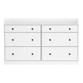 Artiss 6 Chest of Drawers White PETE