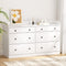 Artiss 6 Chest of Drawers White PETE