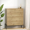 Artiss ARNO 5 Drawer Chest Pine Wood Storage Cabinet