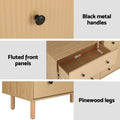 Artiss 6 Drawer Tallboy Chest Pine Cabinet Storage