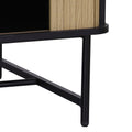 Artiss Coffee Table Sliding Drawer Black