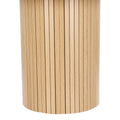 Artiss Round Coffee Table Fluted Base PIIA