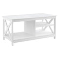 Artiss Coffee Table White Storage Shelf Drawer