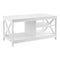 Artiss Coffee Table White Storage Shelf Drawer
