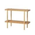 Artiss Console Table 92cm 2-Tier Pine Sera