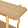 Artiss Console Table 92cm 2-Tier Pine Sera