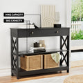 Artiss Console Table 3-Tier USB Outlets White