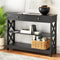 Artiss Console Table 3-Tier USB Outlets White