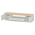 Artiss TV Cabinet 180cm White Wood Entertainment Unit Stand